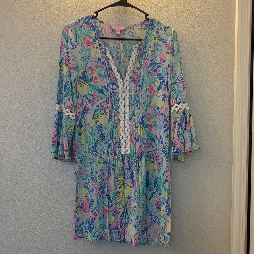 Lilly Pulitzer Hollie Tunic -  Mermaids cove